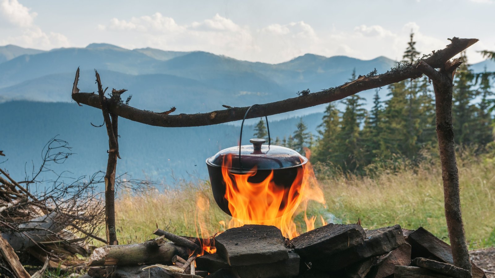 Outdoor Cooking in Grandfather Mountain State Park