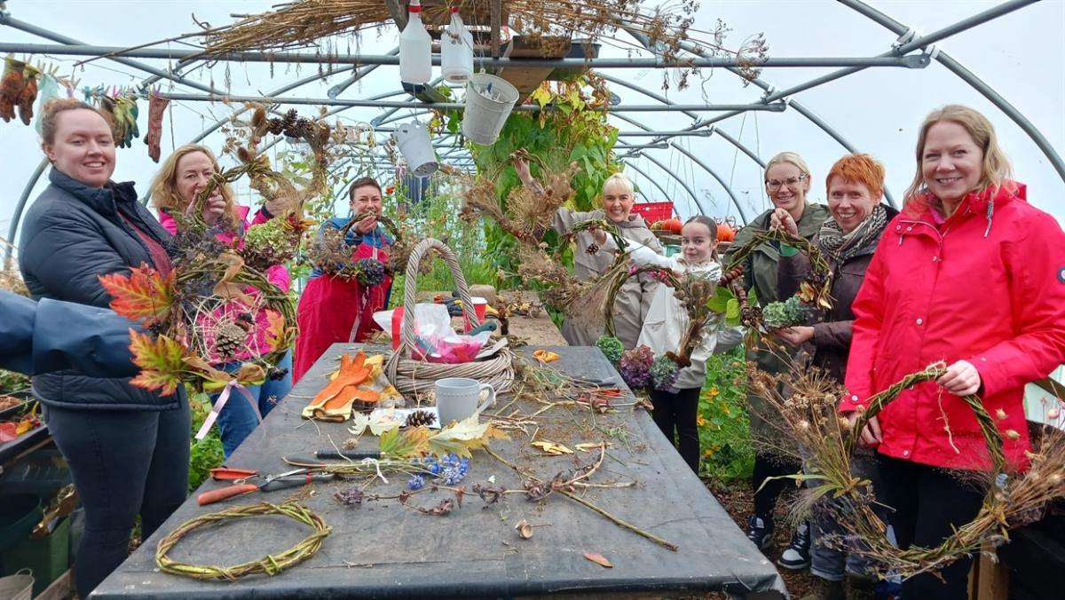Winter Wreath Workshop at Northern Roots
