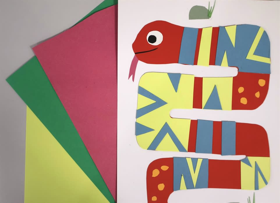 Lunar New Year Snake Collage Workshop