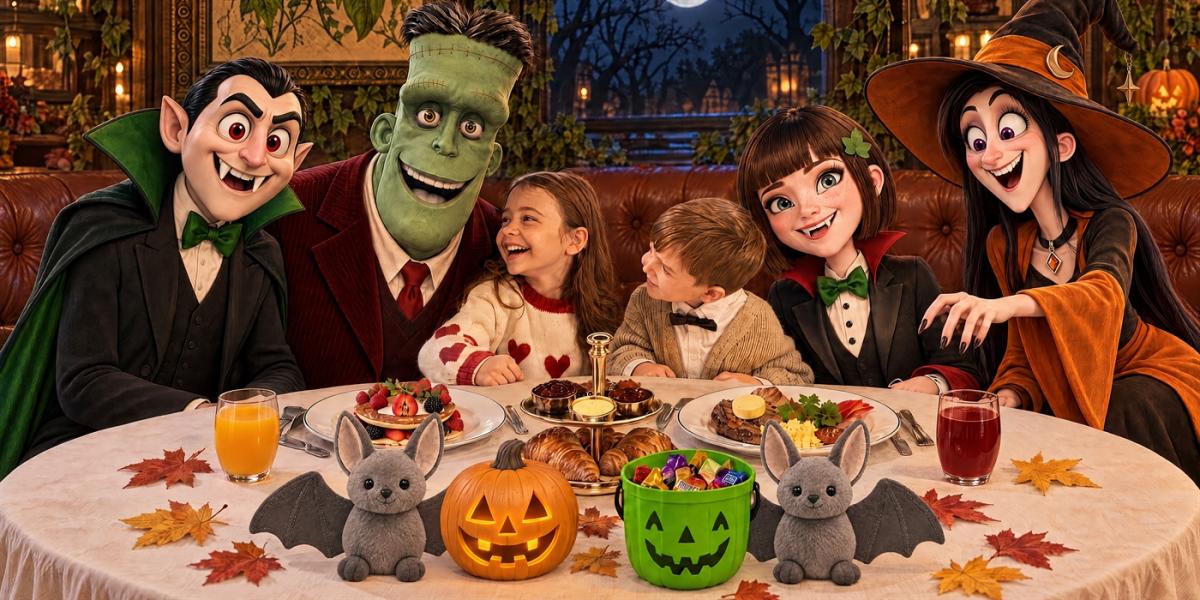 Little Monsters Breakfast Banquet for Halloween at The Ivy'