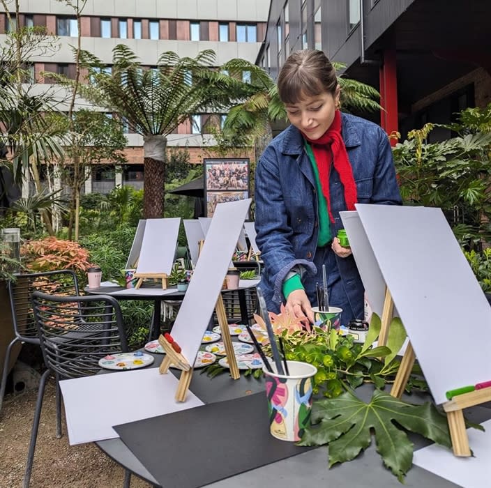 Painting Amongst The Plants with Caroline Dowsett + Nells