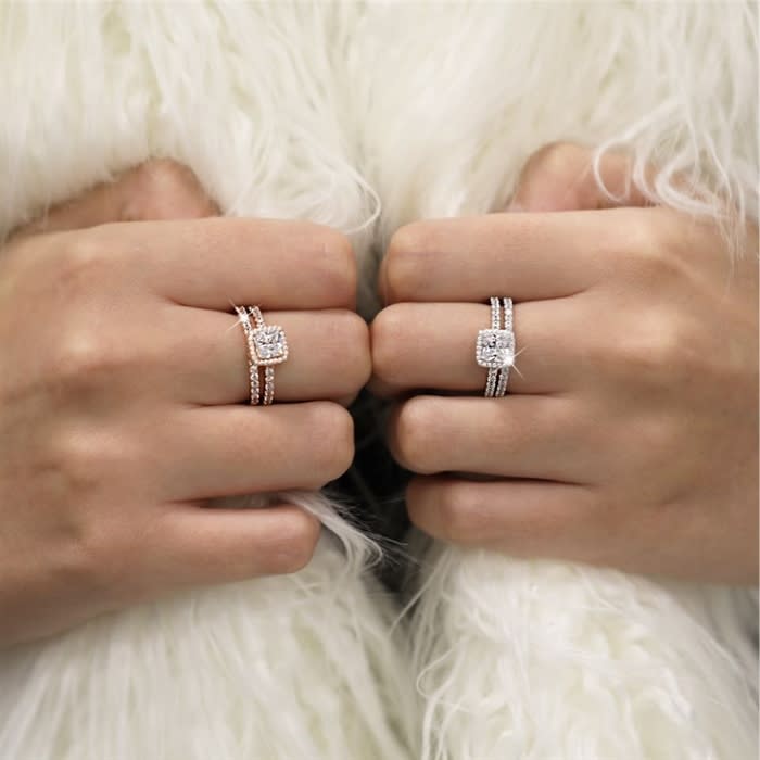 Warren james emerald top rings