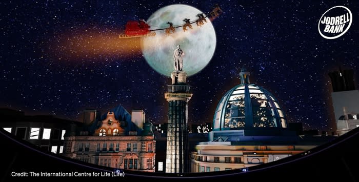 Dome Show: What Santa Sees