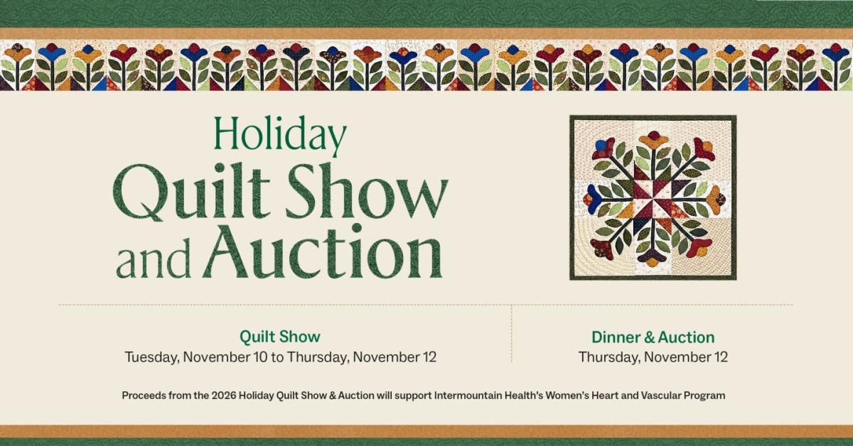 2026 Holiday Quilt Show and Auction | Lehi, UT