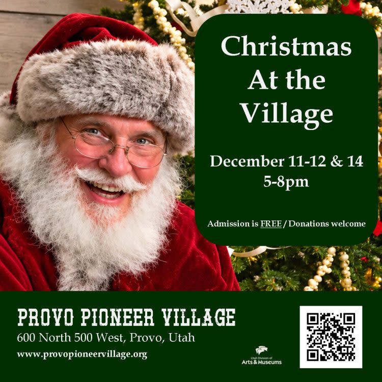 Pioneer Christmas at the Provo Pioneer Village