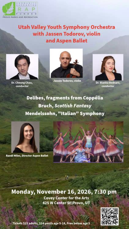 UVYSO with Jassen Todorov, violin and Aspen Ballet