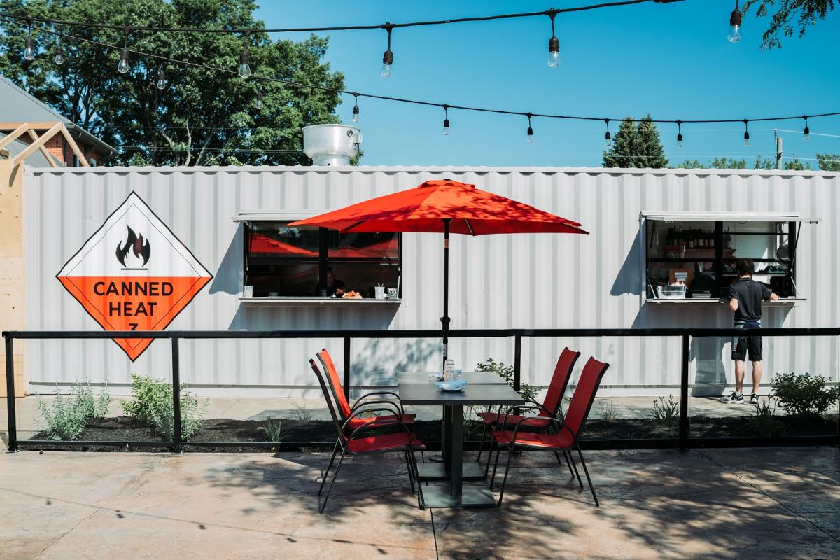 Canned Heat Patio at Burning Kiln Winery