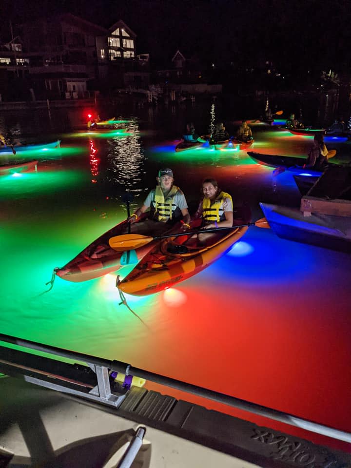 Glow Kayaking with River Adventures Grand Bend