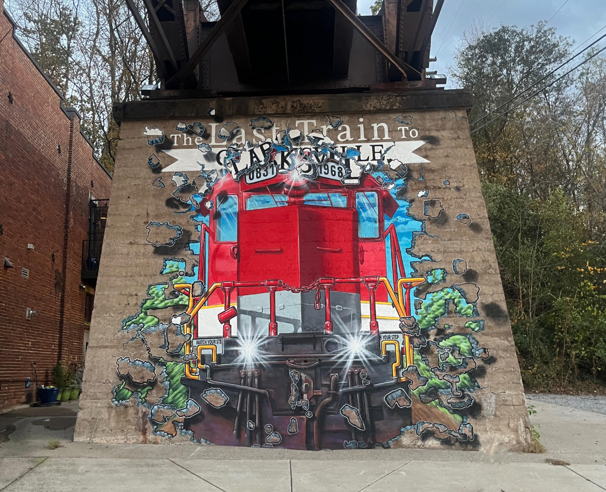 Last Train to Clarksville Mural