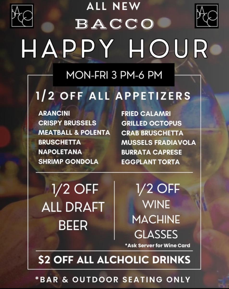Bacco Happy Hour