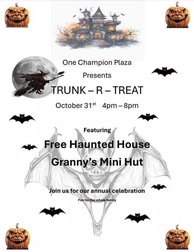 TrunkRTreat One Champion Plaza