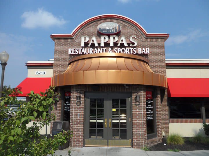 Pappas Restaurant In Glen Burnie Maryland