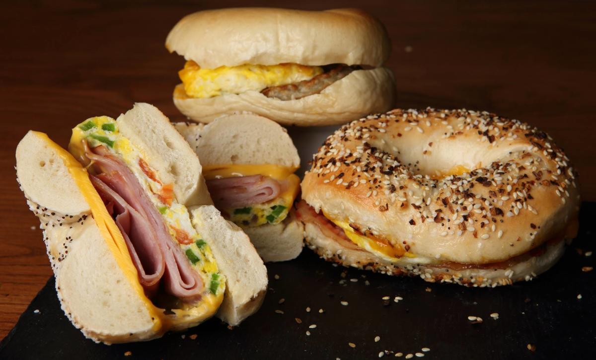 With a menu that features over a baker's dozen of bagel varieties... 