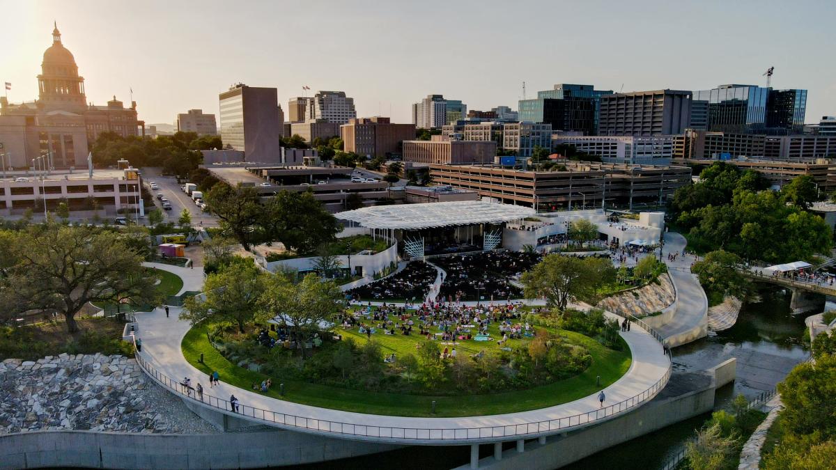 Moody Amphitheater at Waterloo Park Austin, TX