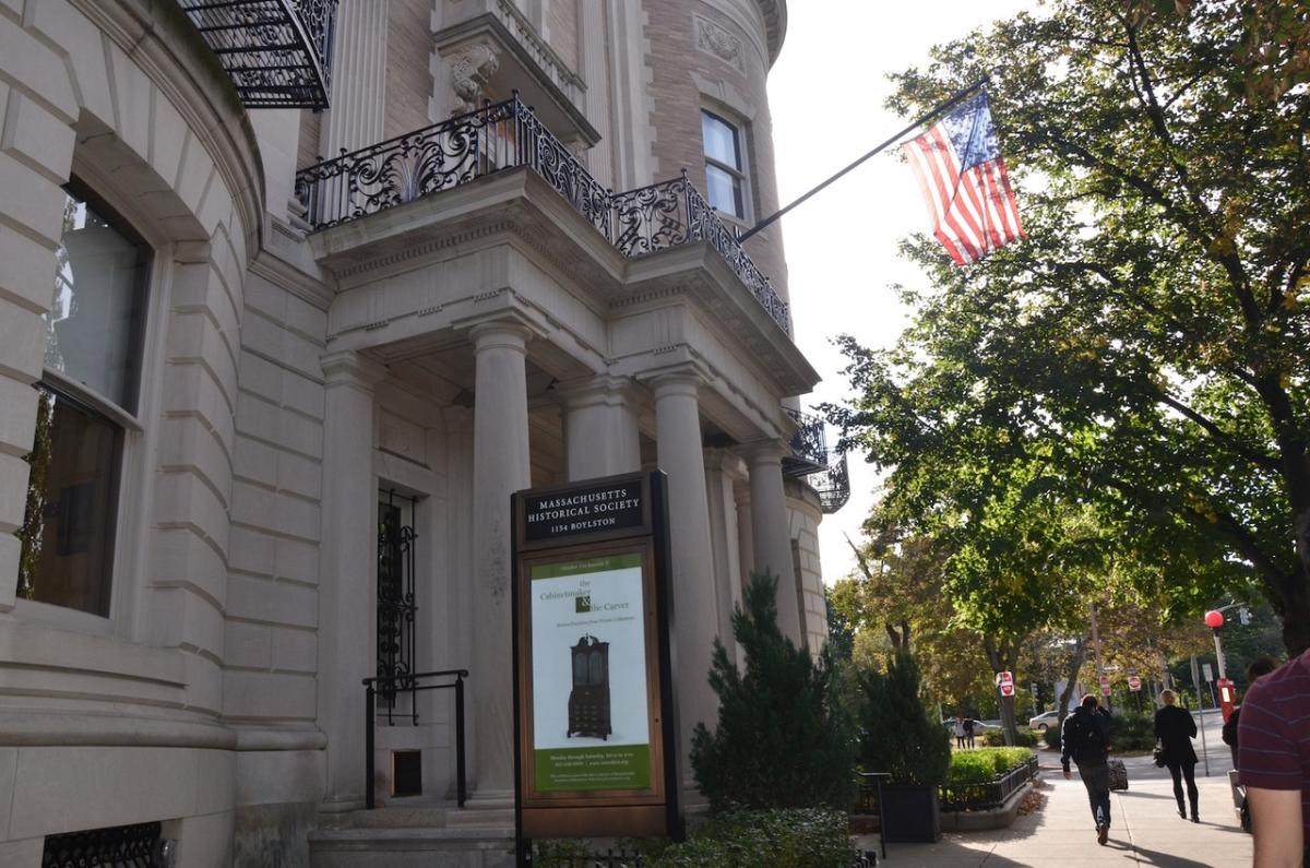 Massachusetts Historical Society Boston MA, 02215