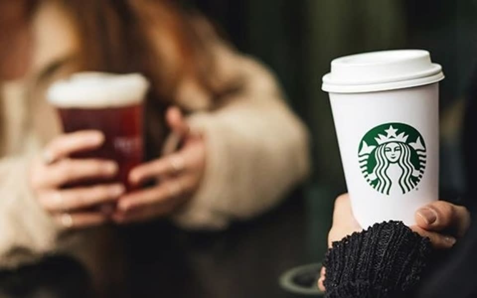 Starbuck's Coffee Inside Target