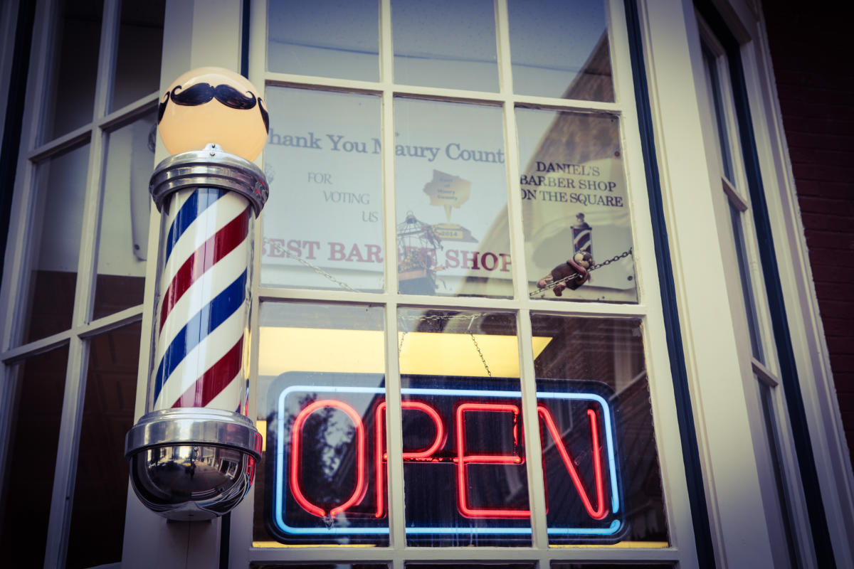 Daniel's Barber Shop on the Square