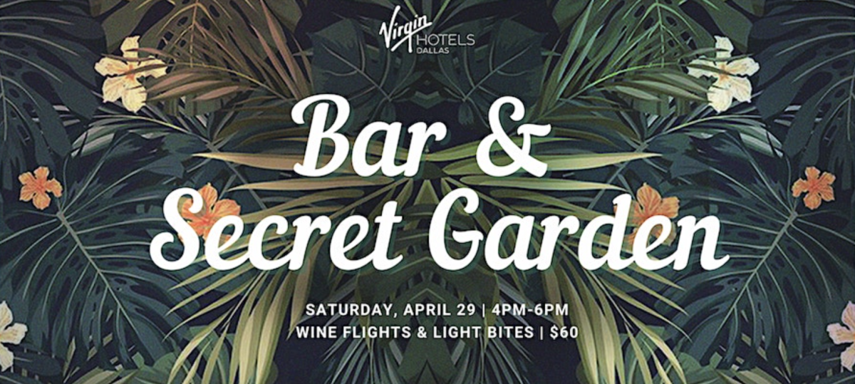 Bar & Secret Garden Wine Tasting