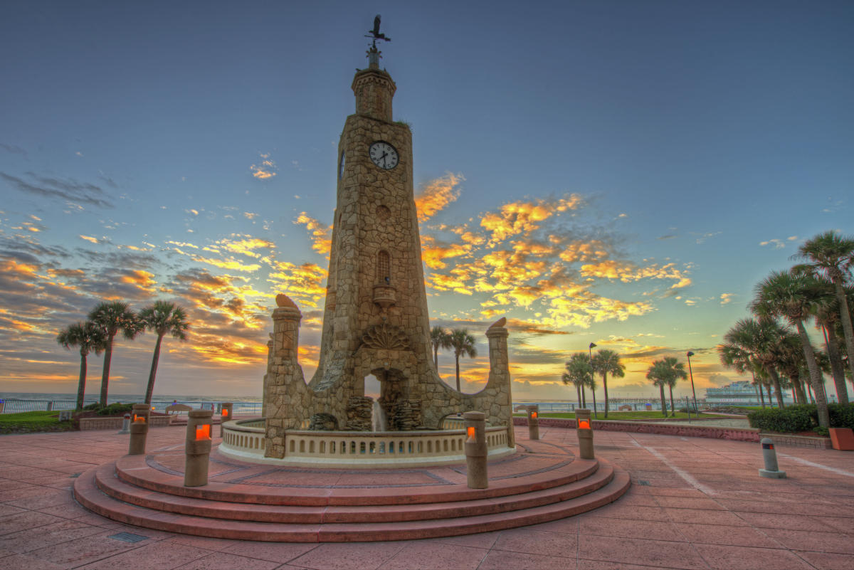 Coquina Clock Tower Daytona Beach Fl 32118