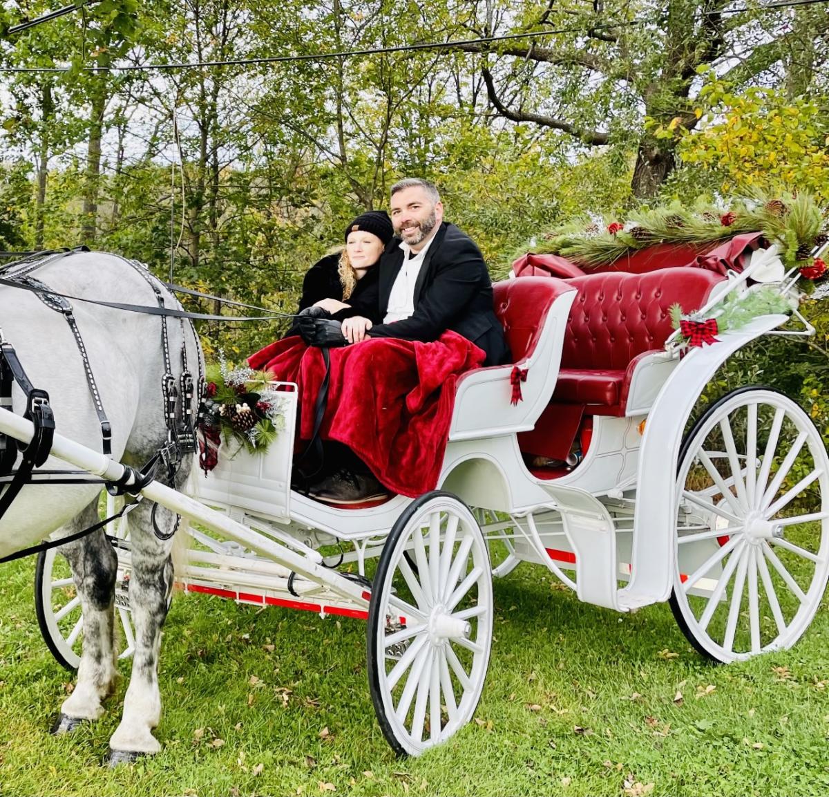 Christmas Carriage Rides in Historic Bethlehem