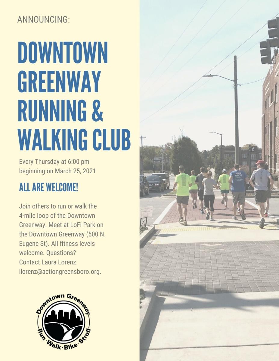 Downtown Greenway Run & Walk Club