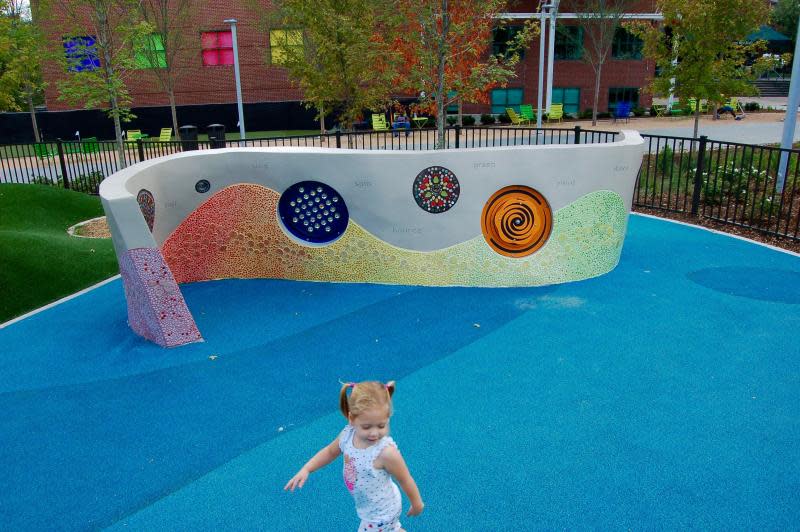 LeBauer Park Sensory Wall