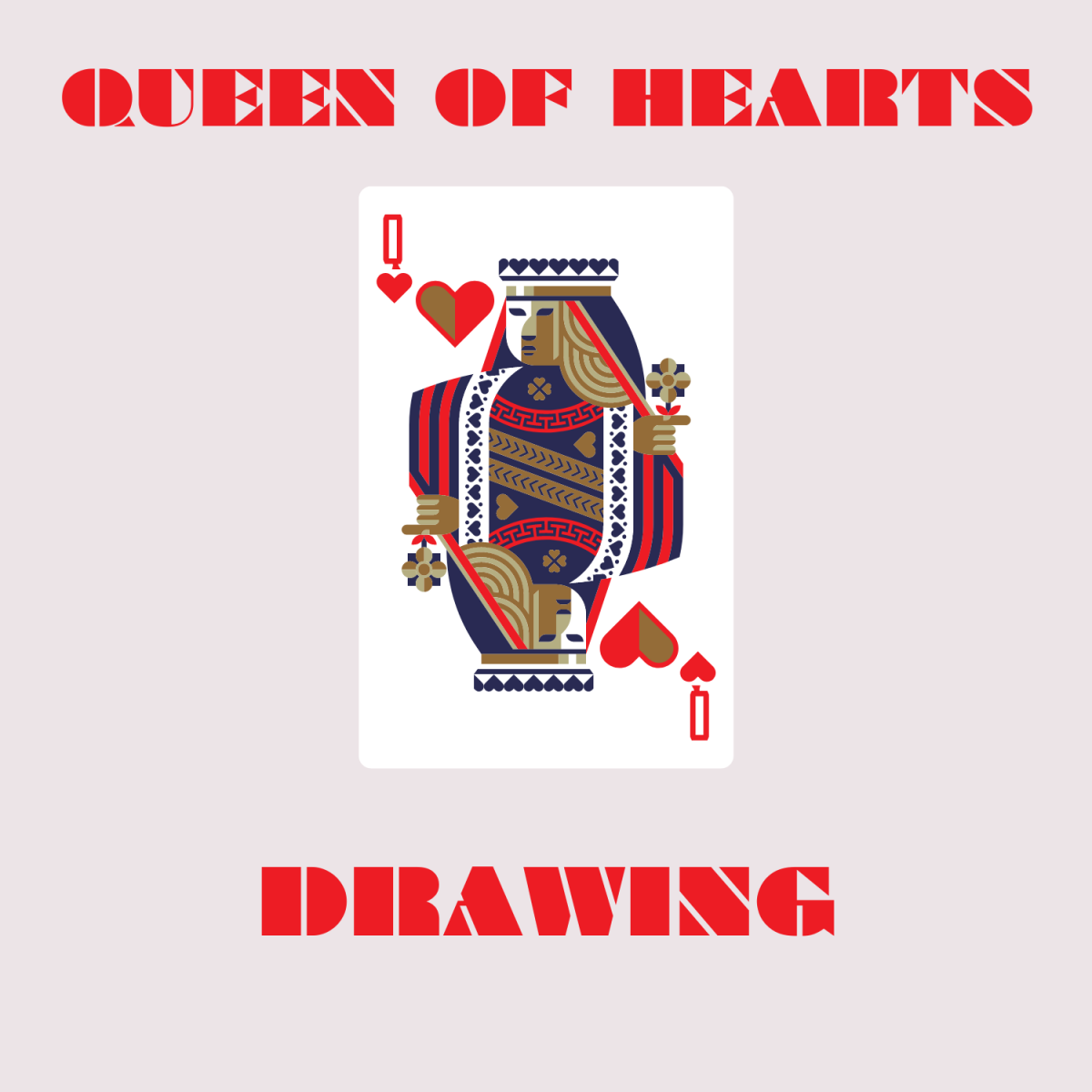 Queen of Hearts Drawing