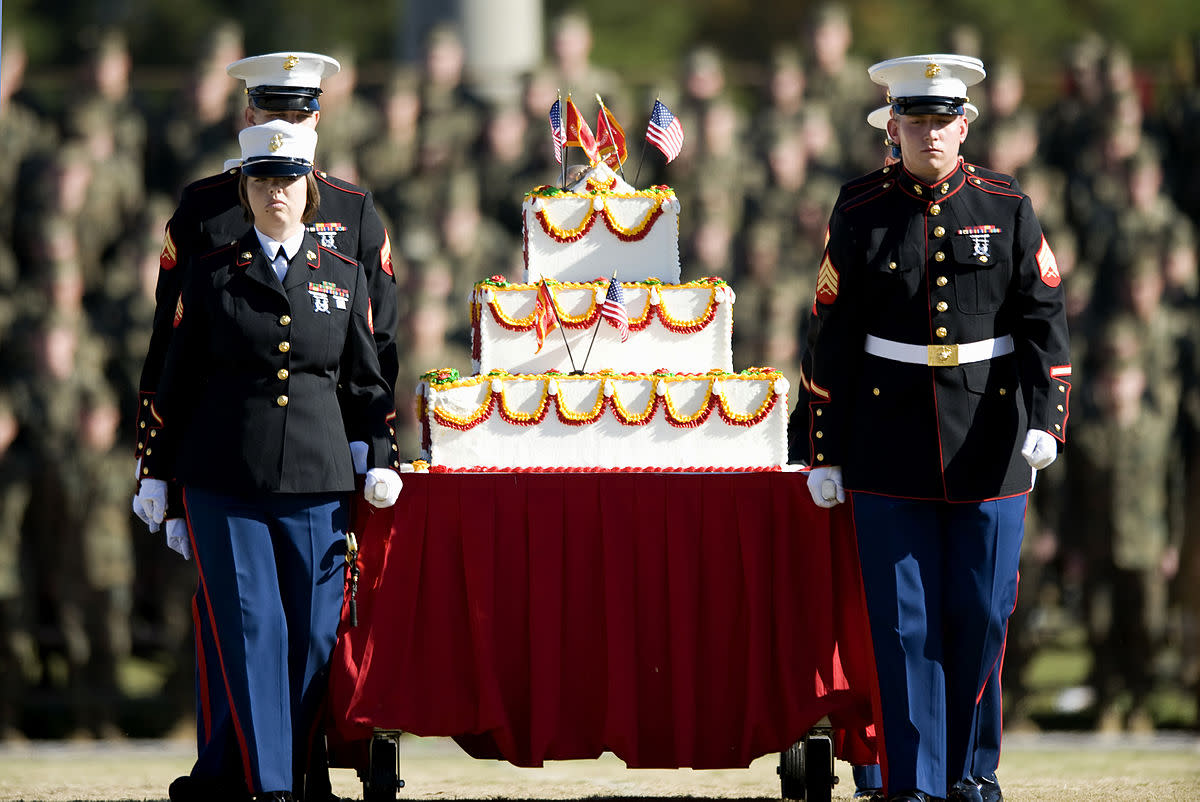 Celebrate the Marine Corps Birthday and Veterans Day with a ceremonial swor...