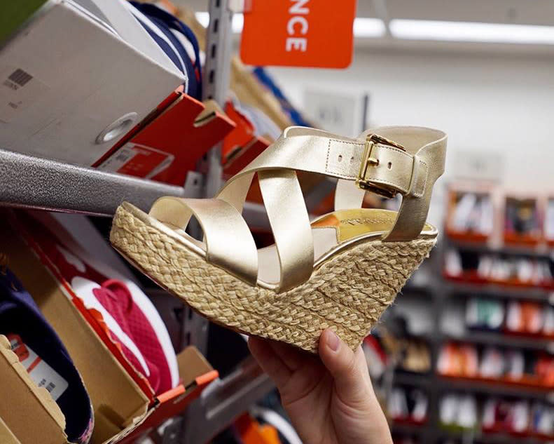 nordstrom gold wedges