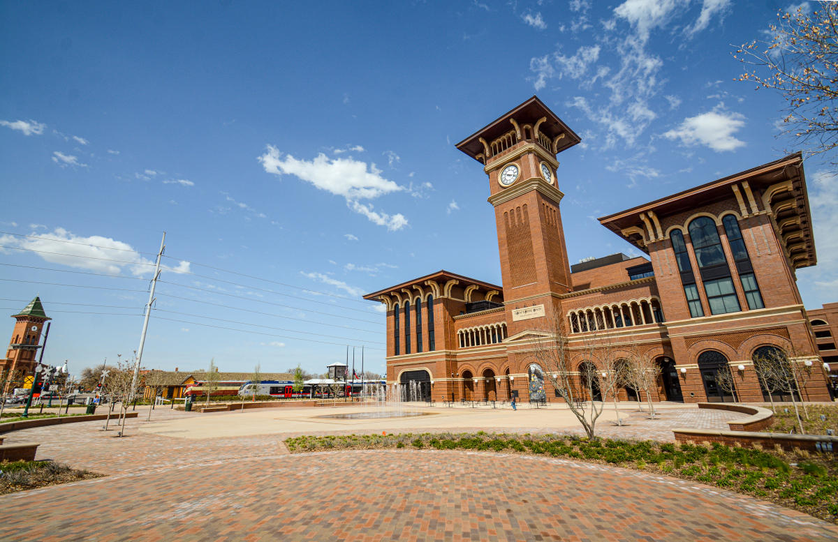 Peace Plaza at Grapevine Main Station