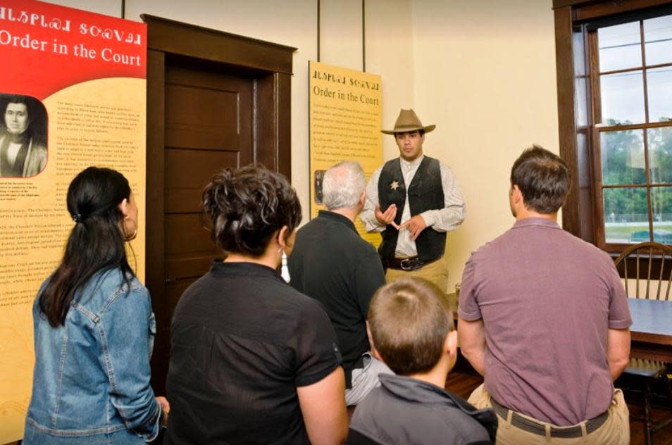 Cherokee National Supreme Court Museum Green Country Oklahoma