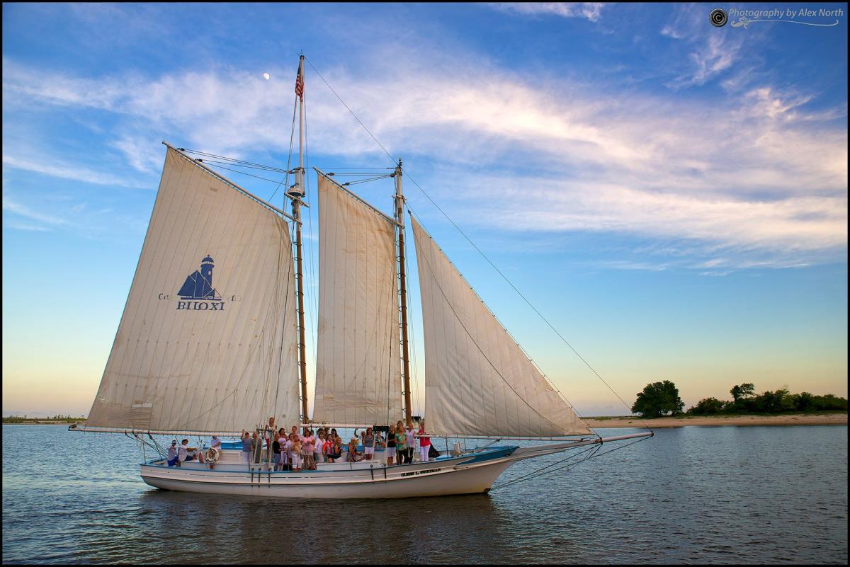 Biloxi Schooner Sails for the 4th of July fireworks Biloxi, MS 39533