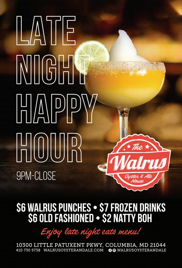 Late Night Happy Hour Columbia Md 21044