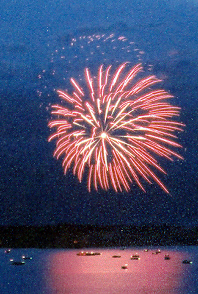 Lovewell Lake Fireworks Show ber KS, 66970