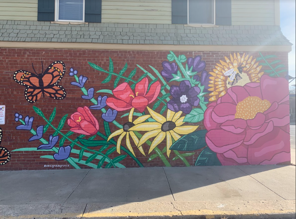 Owens Flower Shop Mural Lawrence KS, 66044