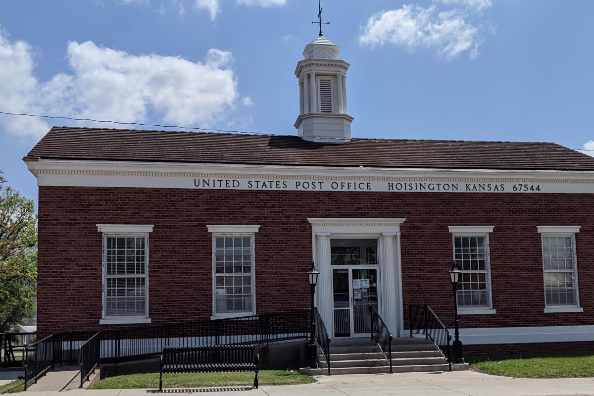 Hoisington Post Office National Historic Place Hoisington KS, 67544