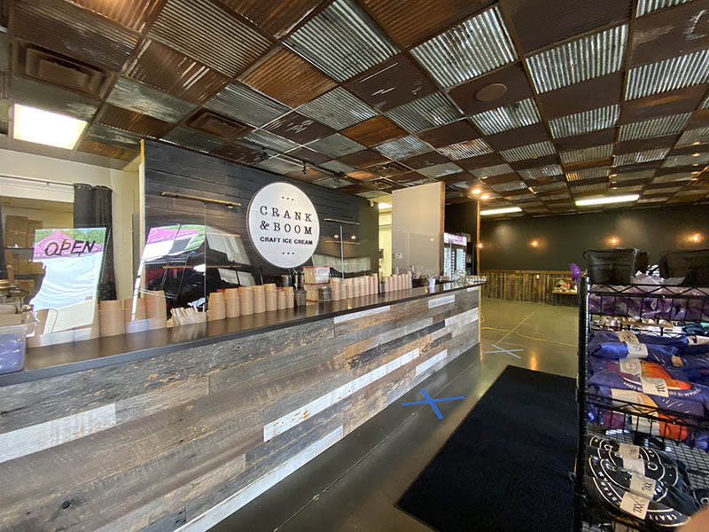 Crank and Boom Craft Ice Cream Clays Mill Location Lexington, KY