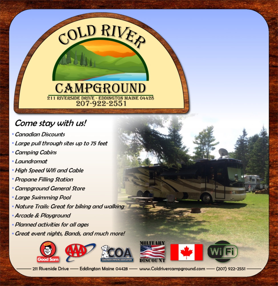 Cold River Campground Eddington, ME 04428