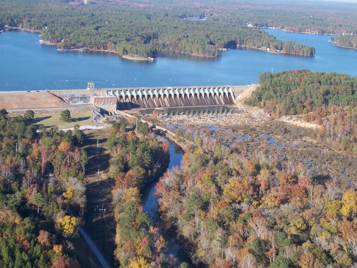 Lake Sinclair Dam