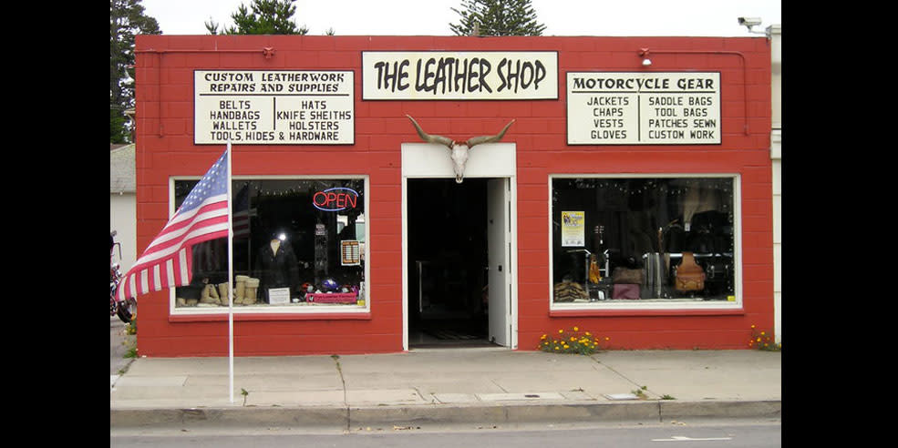 The leather shop The leather shop