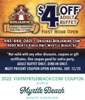 Original Benjamin's Calabash Seafood - $4 Off Adult Buffet ...