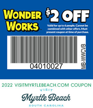 WonderWorks - $2 Off | Myrtle Beach, SC