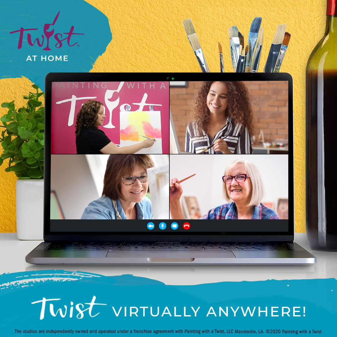 Live Virtual Painting Event Via Zoom All Ages Welcome