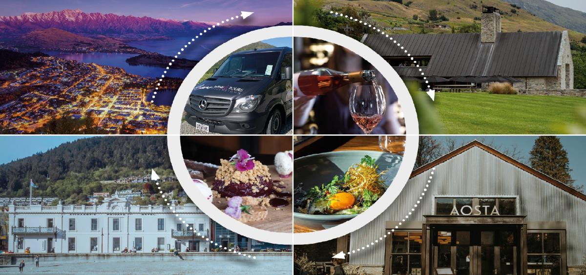 Queenstown Progressive Dinner & Wine Tour (Exclusively for Adults Only