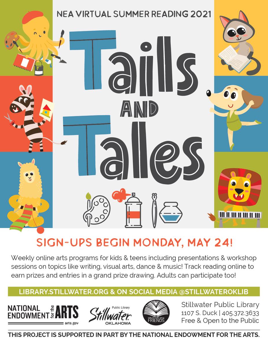 Stillwater Public Library Summer Reading Program: Tails and Tails | Visit  Stillwater