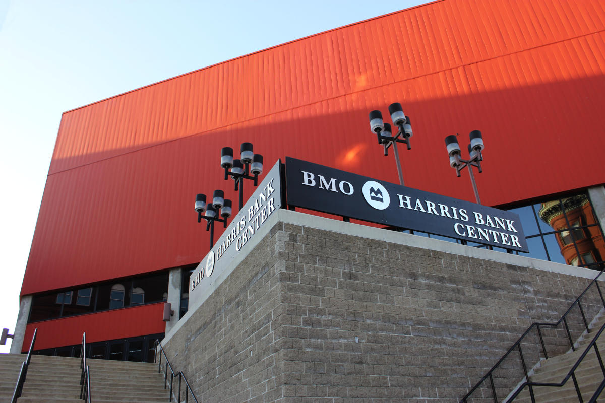 BMO Harris Bank Center - Closed until further notice