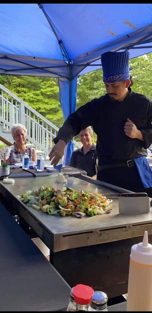 Hibachi Chef Blue Private Hibachi