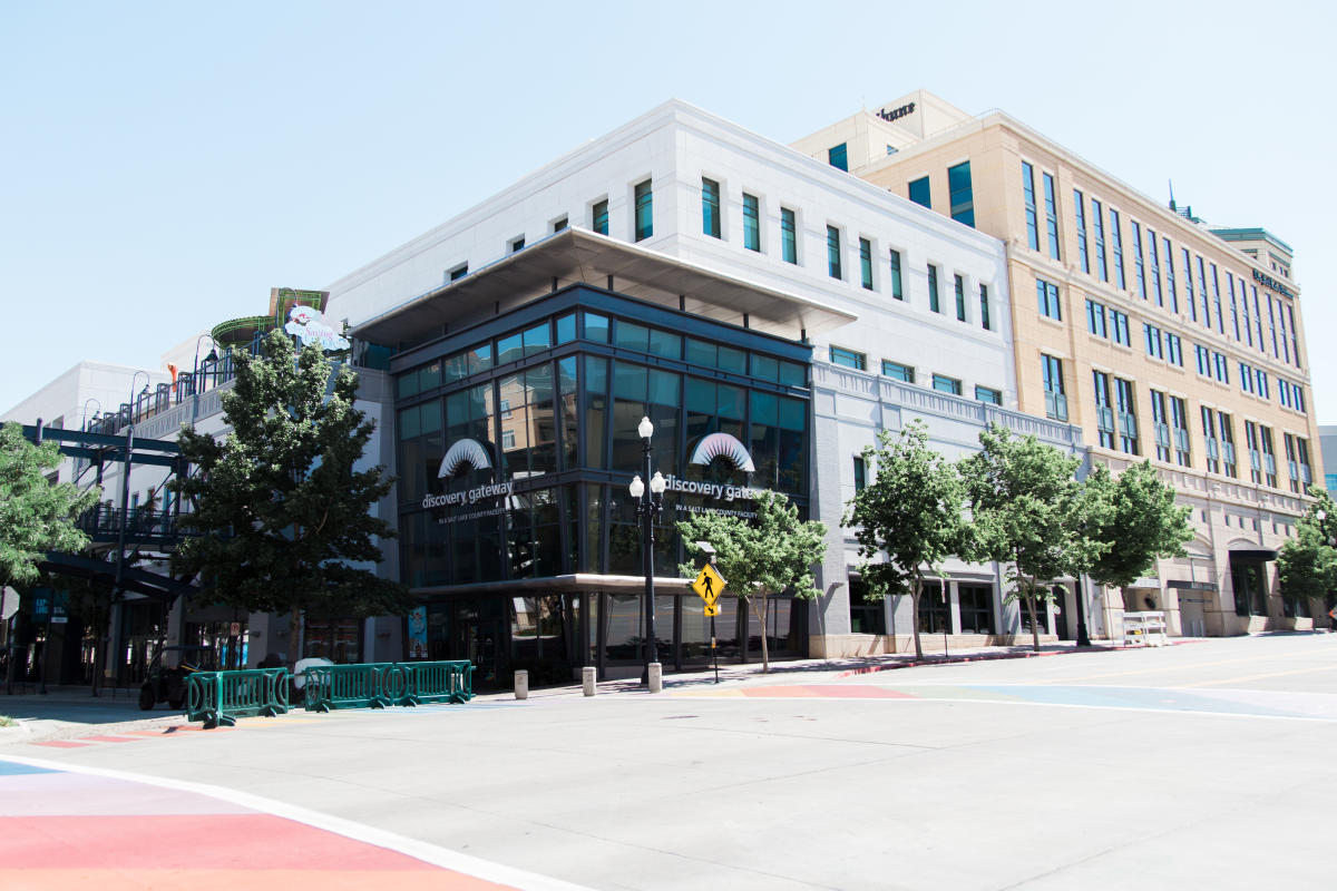 Our boys literally run from place to place and smile the entire time. Discovery Gateway Children's Museum