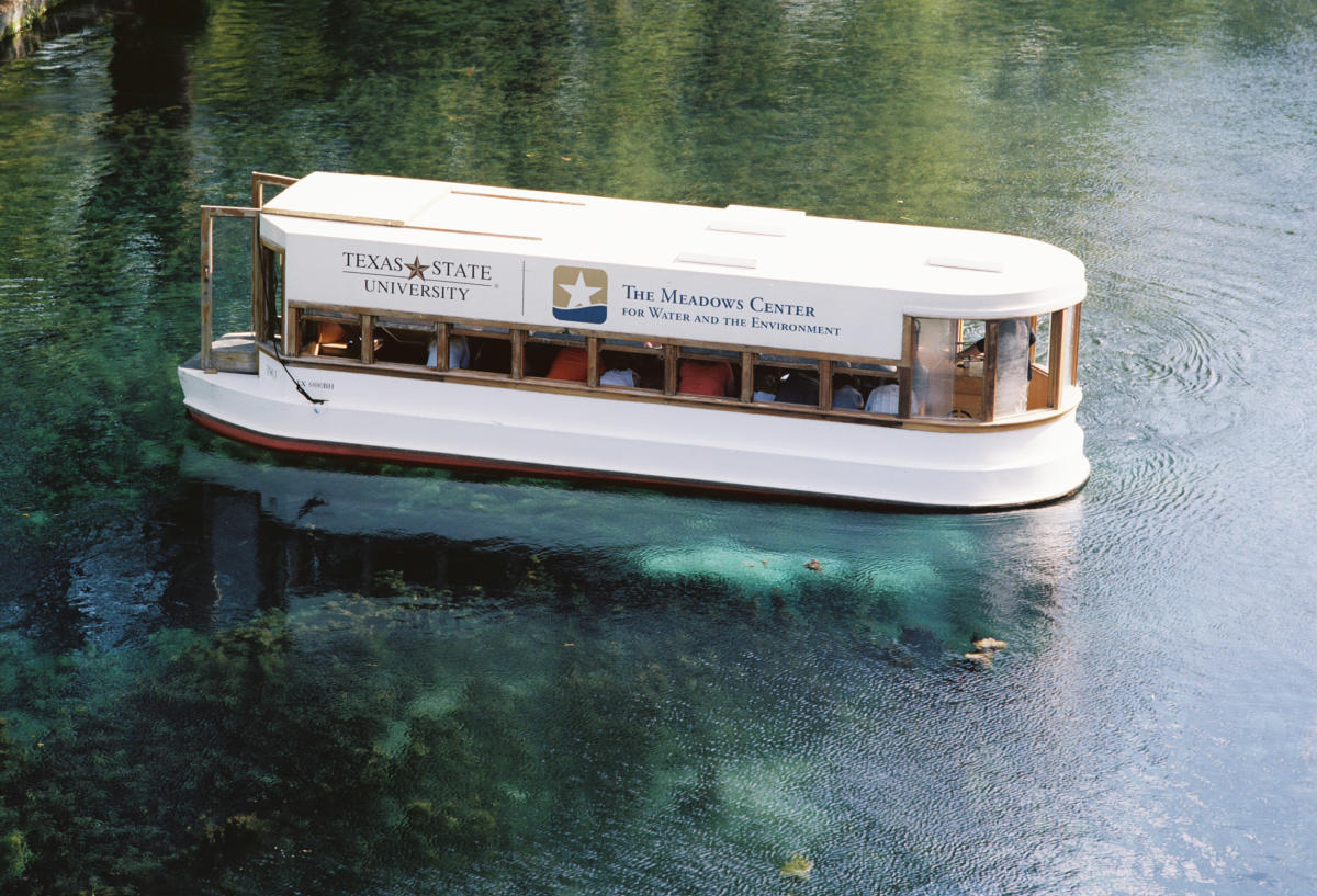 The Meadows Center Glass Bottom Boat Tours San Marcos, TX