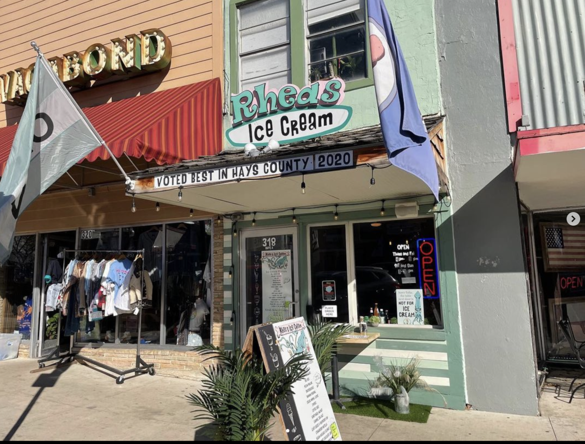 Rhea's Ice Cream San Marcos, TX